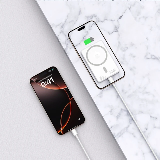 Портативний зарядний пристрій Tech-Protect PB33 LifeMag 5000mAh Silver with MagSafe (5906302309597)