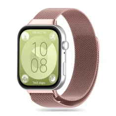 Ремінець Tech-Protect Milaneseband для Huawei Watch Fit 3 Rose Gold (5906302310487)