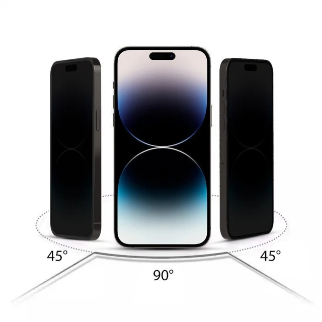 Захисне скло Hofi Anti Spy Glass Pro Plus для iPhone 16 Pro (2 pack) Privacy (5906302310883)
