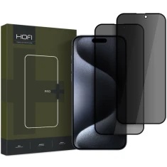 Захисне скло Hofi Anti Spy Glass Pro Plus для iPhone 16 Pro (2 pack) Privacy (5906302310883)