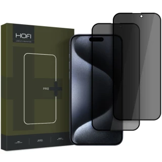 Захисне скло Hofi Anti Spy Glass Pro Plus для iPhone 16 Pro (2 pack) Privacy (5906302310883)
