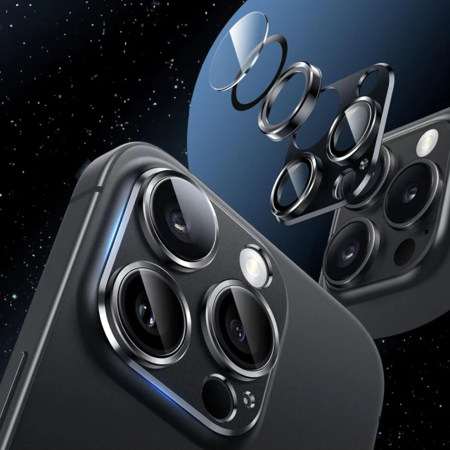 Захисне скло Hofi для камери iPhone 16 Pro | 16 Pro Max Fullcam Pro Plus Black (5906302311071)