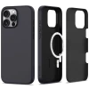 Чохол Tech-Protect Silicone для iPhone 16 Pro Matte Black with MagSafe (5906302311767)