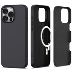 Чохол Tech-Protect Silicone для iPhone 16 Pro Matte Black with MagSafe (5906302311767)