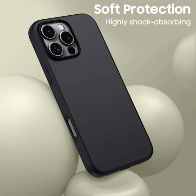 Чохол Tech-Protect Silicone для iPhone 16 Pro Matte Black with MagSafe (5906302311767)