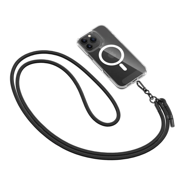 Ремінець Tech-Protect C1S Rope Crossbody Strap Black Black (5906302312016)