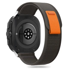 Ремінець Tech-Protect Nylon для Samsung Galaxy Watch Ultra 47 mm Black/Orange (5906302312382)