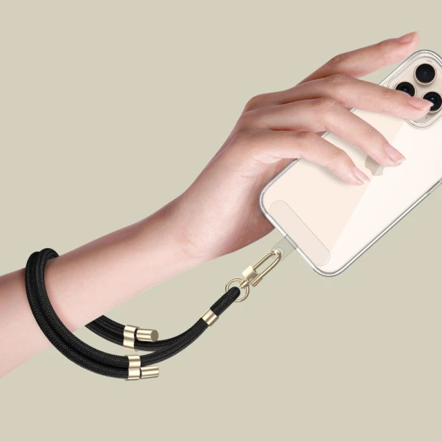 Ремінець Tech-Protect C4S Rope Wrist Strap Black Gold (5906302312733)