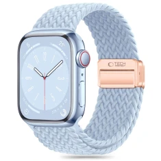 Ремінець Tech-Protect Nylonmag для Apple Watch Series 11/10 42 mm | Series 9/8/7 41 mm | 6/5/SE 40 mm | 3/2/1 38 mm Baby Blue (5906302312832)