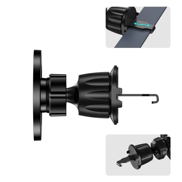 Автотримач Tech-Protect N56 Magnetic Black with MagSafe (5906302313211)