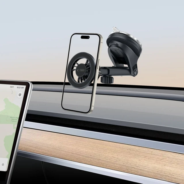 Автотримач Tech-Protect N56 Magnetic Black with MagSafe (5906302313211)