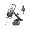 Автотримач із функцією бездротової зарядки Tech-Protect MM15W-V6 Magnetic Dashboard & Vent Car Mount Wireless Charger 15W Black with MagSafe (59063023
