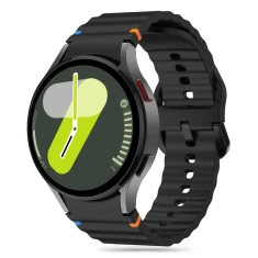 Ремінець Tech-Protect Silicone Sport для Samsung Galaxy Watch 4/5/5 Pro/6/7/FE Black (5906302313389)