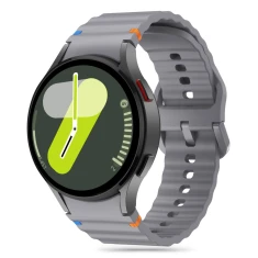 Ремінець Tech-Protect Silicone Sport для Samsung Galaxy Watch 4/5/5 Pro/6/7/FE Crayon Grey (5906302313402)