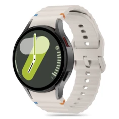 Ремінець Tech-Protect Silicone Sport для Samsung Galaxy Watch 4/5/5 Pro/6/7/FE Starlight (5906302313426)
