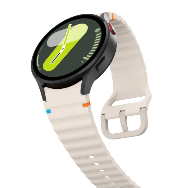 Ремінець Tech-Protect Silicone Sport для Samsung Galaxy Watch 4/5/5 Pro/6/7/FE Starlight (5906302313426)