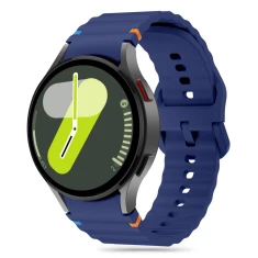Ремінець Tech-Protect Silicone Sport для Samsung Galaxy Watch 4/5/5 Pro/6/7/FE Navy Blue (5906302313433)