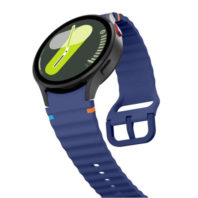 Ремінець Tech-Protect Silicone Sport для Samsung Galaxy Watch 4/5/5 Pro/6/7/FE Navy Blue (5906302313433)