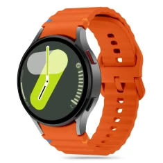 Ремінець Tech-Protect Silicone Sport для Samsung Galaxy Watch 4/5/5 Pro/6/7/FE Orange (5906302313457)