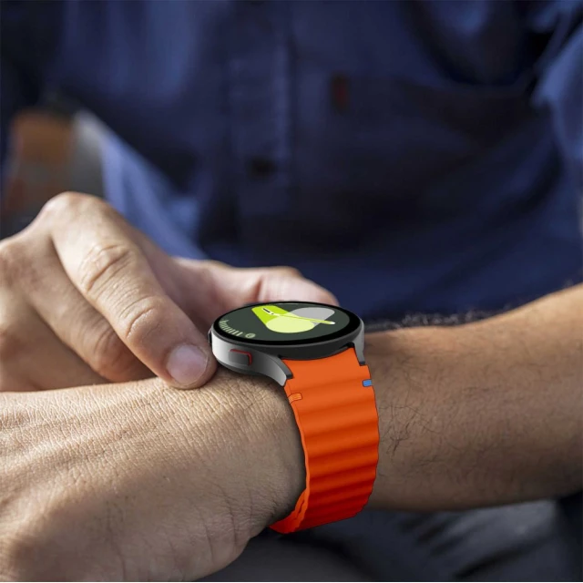 Ремінець Tech-Protect Silicone Sport для Samsung Galaxy Watch 4/5/5 Pro/6/7/FE Orange (5906302313457)