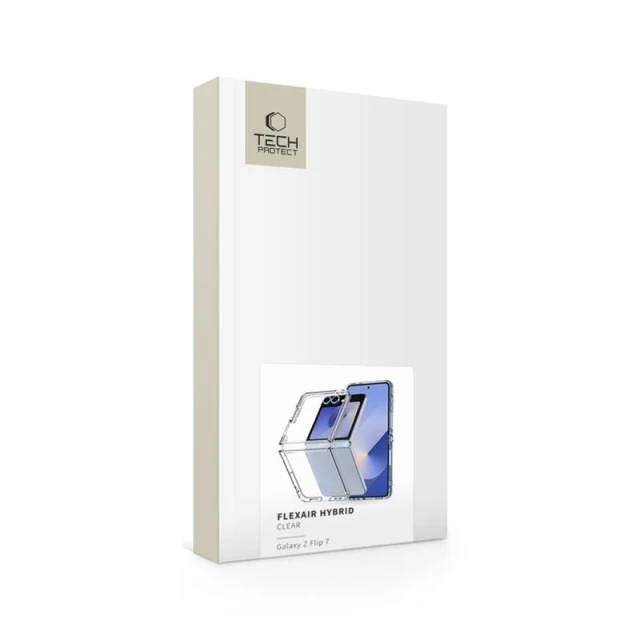 Чохол Tech-Protect FlexAir Hybrid для Samsung Galaxy Flip7 (F766) Clear (5906302318360)
