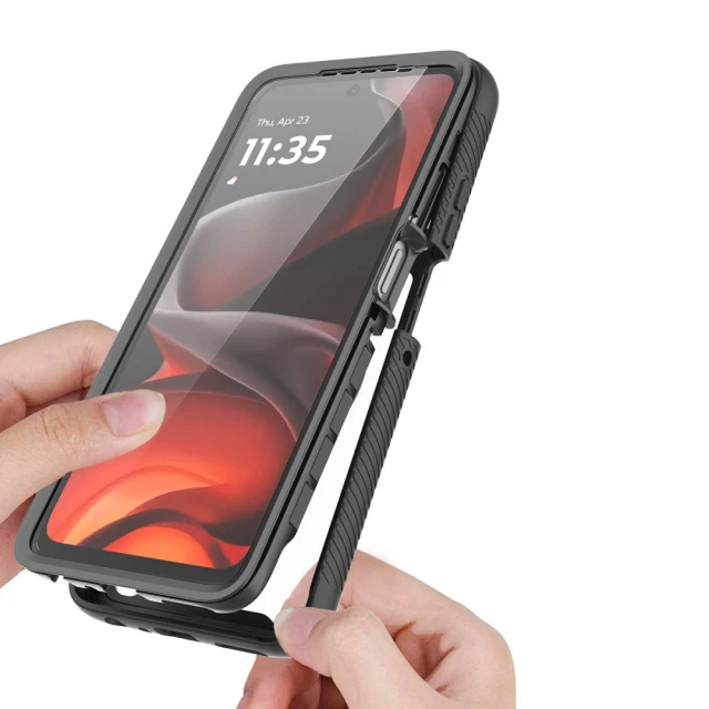Чохол Tech-Protect Defense для Motorola Moto G56 5G Black (5906302318438)
