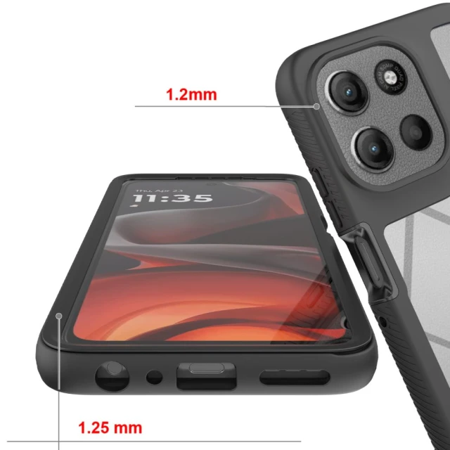 Чохол Tech-Protect Defense для Motorola Moto G56 5G Black (5906302318438)