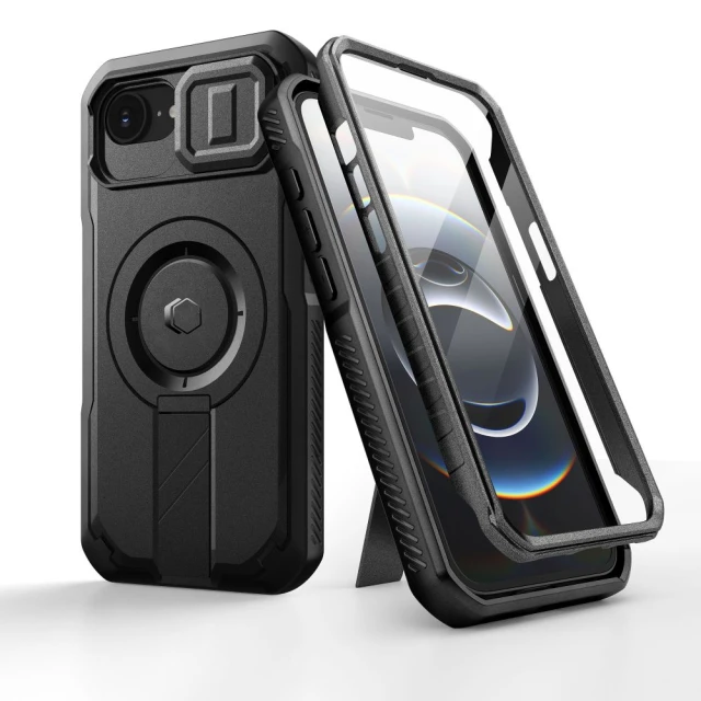 Чохол Tech-Protect Kevlar для iPhone 16e Black with MagSafe (5906302318513)