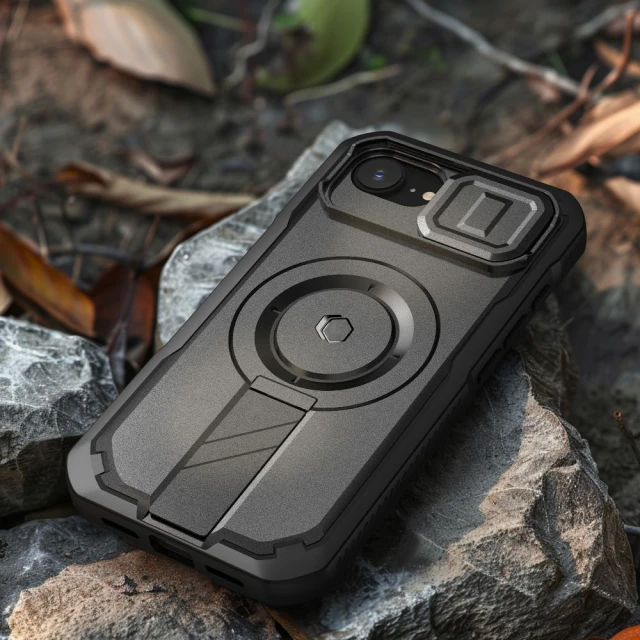 Чохол Tech-Protect Kevlar для iPhone 16e Black with MagSafe (5906302318513)