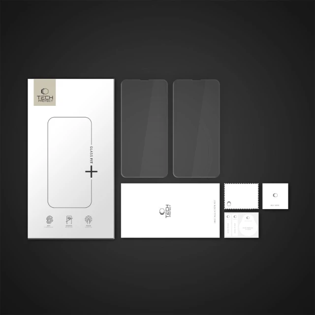 Защитное стекло Tech-Protect Glass Fit+ для iPhone 13 mini Clear (2 pack) (5906302318575)
