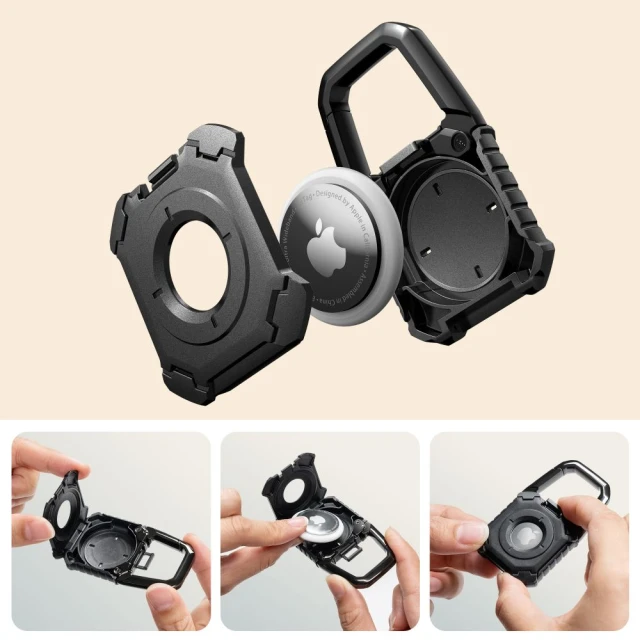 Чохол Tech-Protect Kevlar для Apple AirTag 2 | 1 Black (5906302318599)