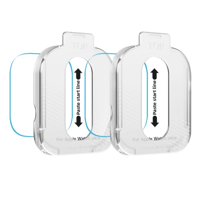 Захисне скло Tech-Protect Easy Set+ для Apple Watch Ultra 49 mm Clear (2 pack) (5906302318650)