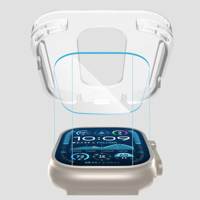 Захисне скло Tech-Protect Easy Set+ для Apple Watch Ultra 49 mm Clear (2 pack) (5906302318650)