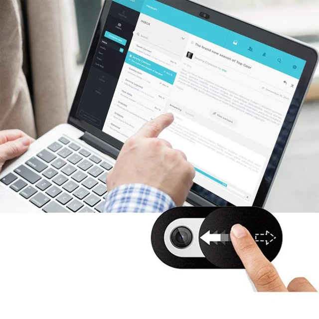 Чехол для веб-камеры Tech-Protect Cam Fit+ Laptop Webcam Cover Black (3 pack) (5906302318667)