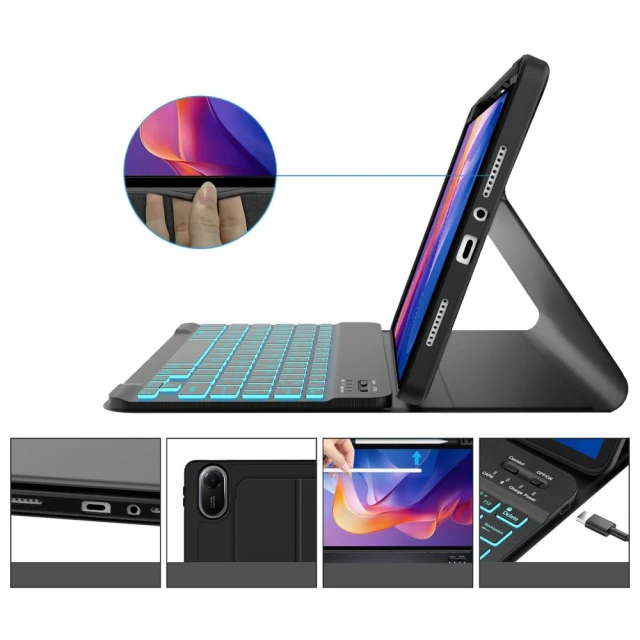 Чохол Tech-Protect SC Pen + Keyboard для Xiaomi Redmi Pad 2 Black (5906302318728)