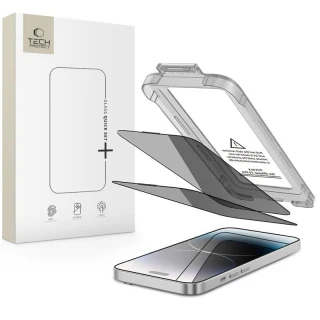 Захисне скло Tech-Protect Quick Set Spy+ для iPhone 14 Pro Privacy (2 pack) (5906302318773)