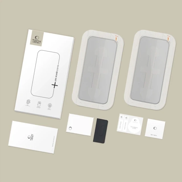 Захисне скло Tech-Protect Quick Set Spy+ для iPhone 14 Pro Privacy (2 pack) (5906302318773)