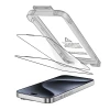 Защитное стекло Tech-Protect Quick Set+ для iPhone 15 Pro Black (2 pack) (5906302318810)