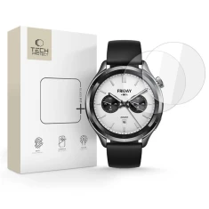 Захисне скло Tech-Protect Glass Fit+ для Xiaomi Watch S4 Clear (2 pack) (5906302318872)
