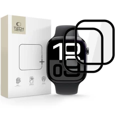 Захисне скло Tech-Protect Glass Flex+ для Apple Watch 10 46 mm Black (2 pack) (5906302318902)