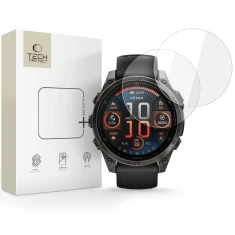 Захисне скло Tech-Protect Glass Fit+ для Garmin Fenix 8 47 mm Clear (2 pack) (5906302318919)