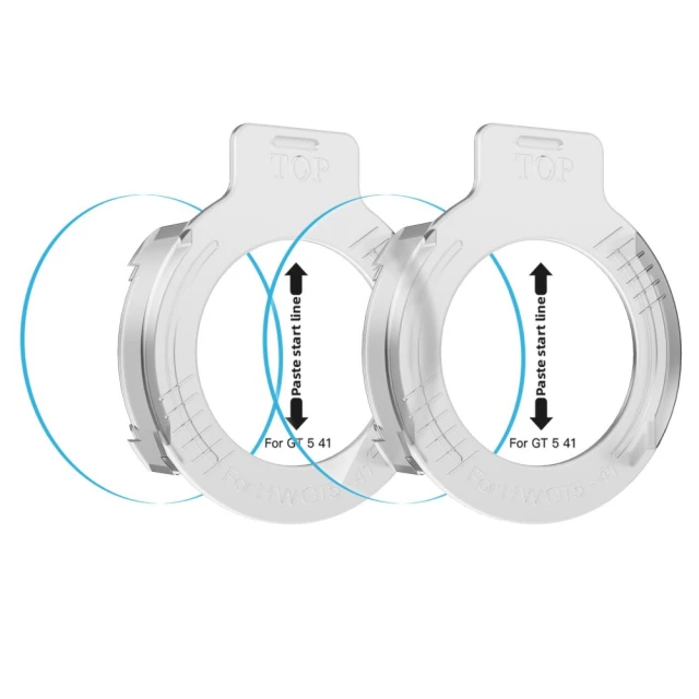 Захисне скло Tech-Protect Easy Set+ для Huawei Watch GT 5 41 mm Clear (2 pack) (5906302318940)