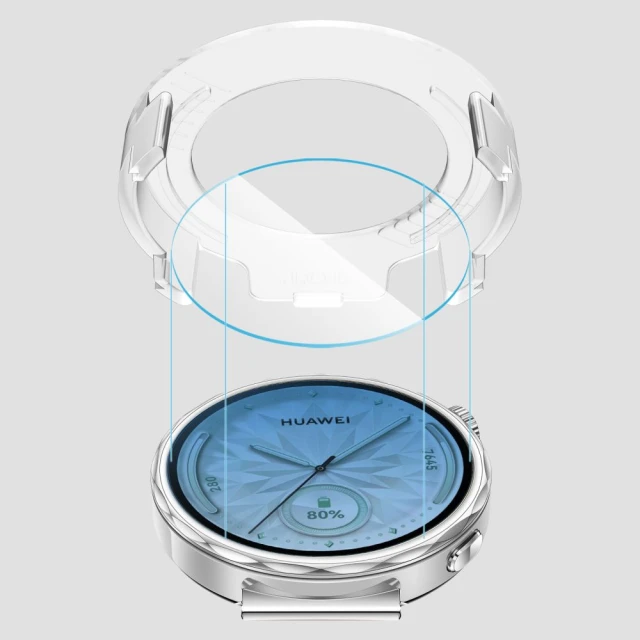 Захисне скло Tech-Protect Easy Set+ для Huawei Watch GT 5 41 mm Clear (2 pack) (5906302318940)