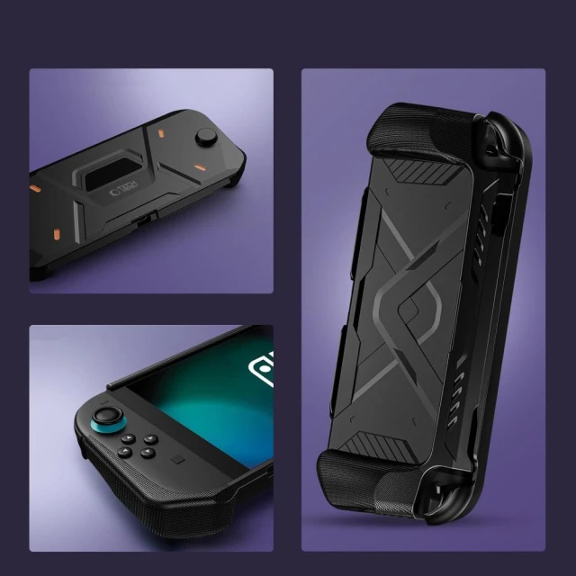 Чехол Tech-Protect Carbonox для Nintendo Switch 2 Black (5906302318971)