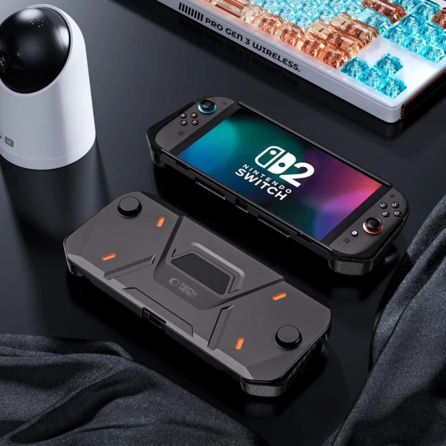 Чехол Tech-Protect Carbonox для Nintendo Switch 2 Black (5906302318971)