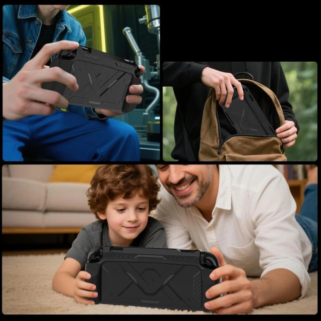 Чехол Tech-Protect Carbonox для Nintendo Switch 2 Black (5906302318971)