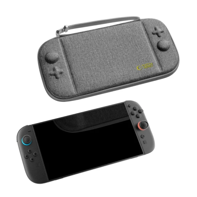 Чехол Tech-Protect Slim Pouch для Nintendo Switch 2 Dark Grey (5906302318995)