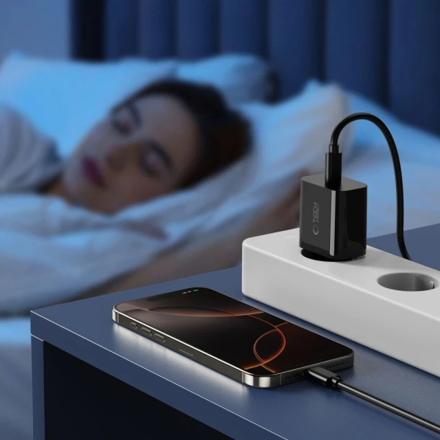 Сетевое зарядное устройство для Tech-Protect PD 20W USB-C Black (5906302319039)