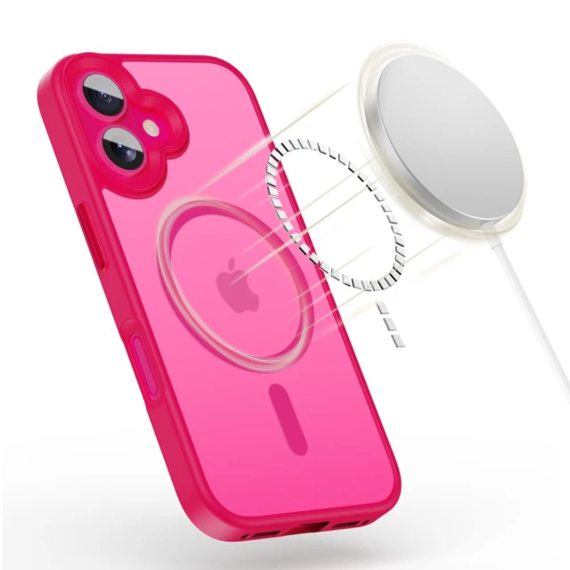 Чохол Tech-Protect MagMat для iPhone 16 Blazing Pink with MagSafe (5906302334247)