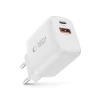 Мережевий зарядний пристрій Tech-Protect NCA20 QC/PD 20W USB-C | USB-A White (5906302319077)